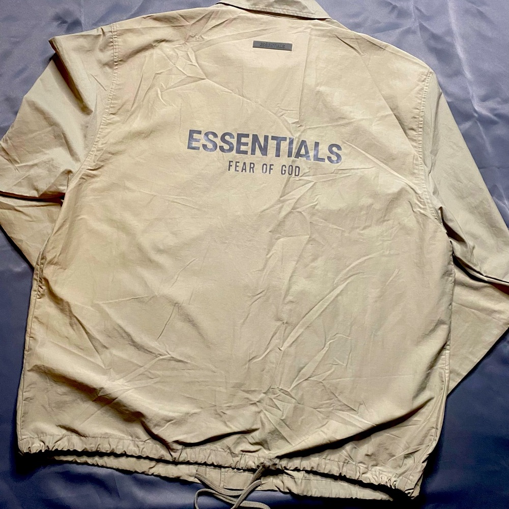 Fear of God Essentials 
Souvenir Jacket 'Taupe Fits Oversized
